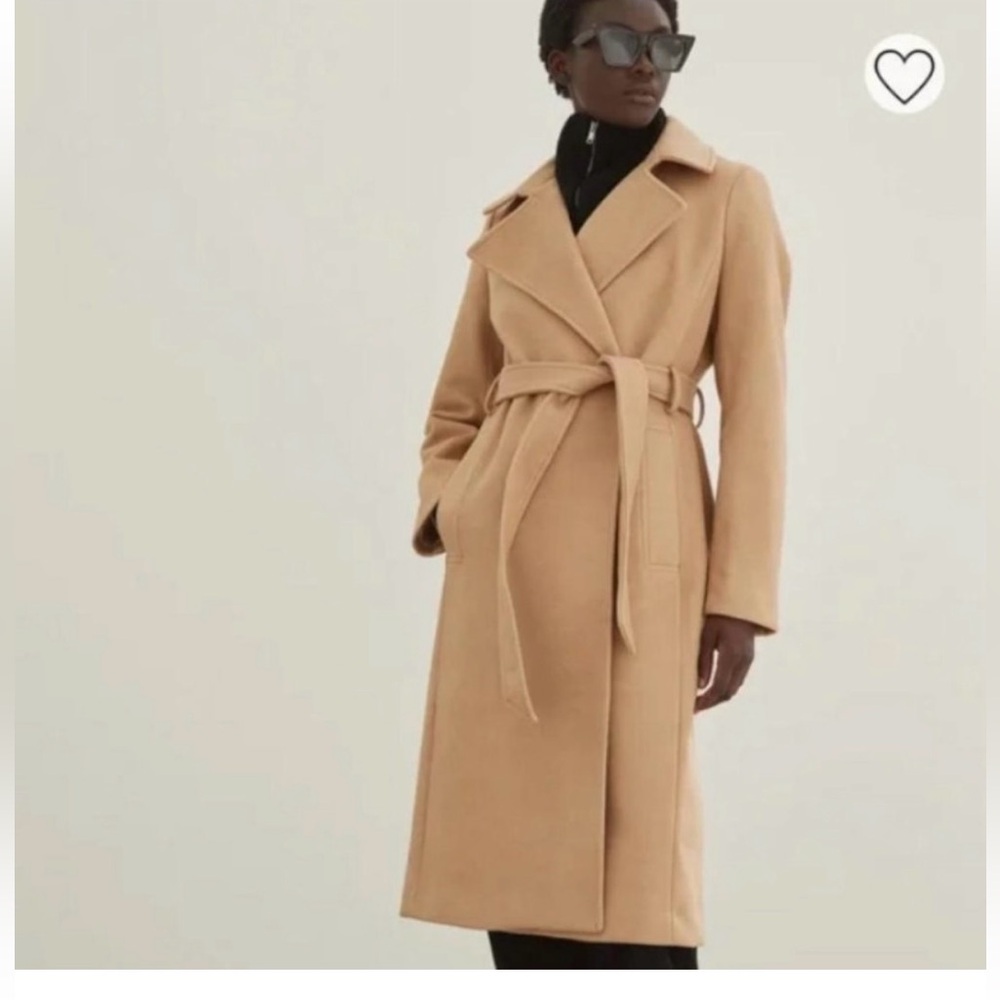 H&M Camel Wool Coat